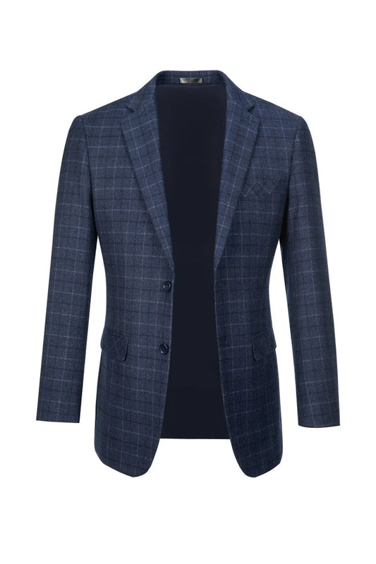 Men's Two-Tone Plaid Blazer