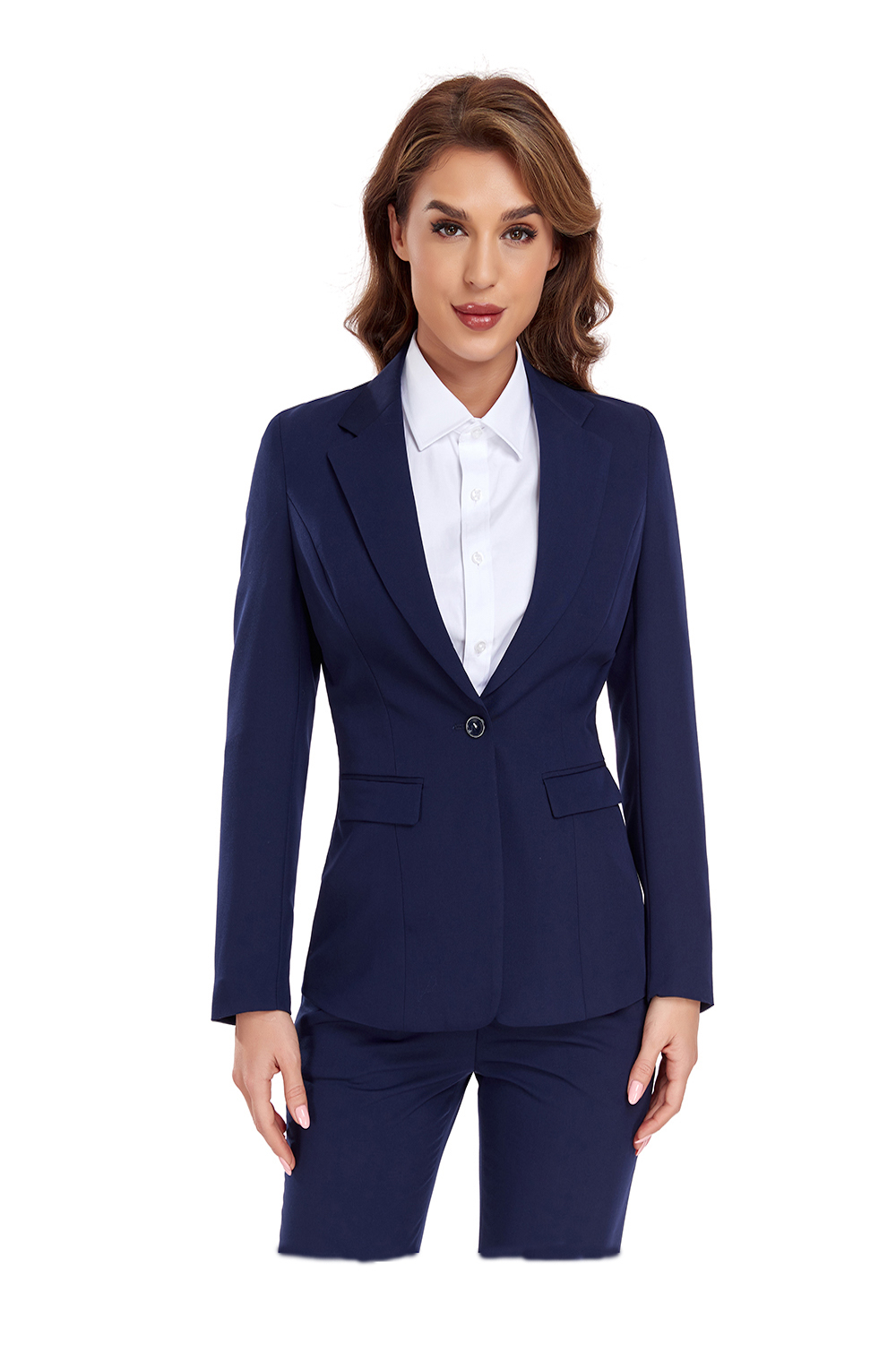 Women's Navy Office Work 2 Piece Suit