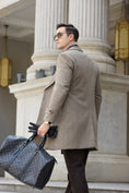 Cargar la imagen en la vista de la galería, Men's Coat Winter Double Breasted Long Coat 2770
