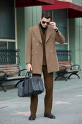 Bild in Galerie-Betrachter laden, Men's Wool Coat Winter Double Breasted Long Coat 2764
