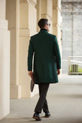 Bild in Galerie-Betrachter laden, Men's Wool Coat Winter Trench Long Coat With Pockets 2773
