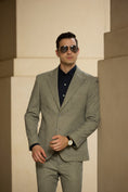 Charger l'image dans la visionneuse de la galerie, Simple Winter Tweed Herringbone 2 Pieces Mens Suits 2784
