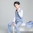 Bild in Galerie-Betrachter laden, Denim Blue Classic 5 Piece Boys Suits
