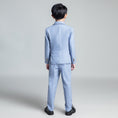 Charger l'image dans la visionneuse de la galerie, Denim Blue Classic 5 Piece Boys Suits
