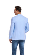 Load image into Gallery viewer, Blue Men's Two Button Blazer for Party, Wedding and Business
