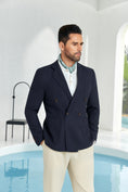 Load image into Gallery viewer, Designer Style New Men's Double Breasted Blazer
