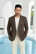 Cargar la imagen en la vista de la galería, Designer Style New Men's Double Breasted Blazer
