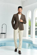 Cargar la imagen en la vista de la galería, Designer Style New Men's Double Breasted Blazer
