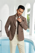 Load image into Gallery viewer, Designer Style New Men's Two Button Blazer
