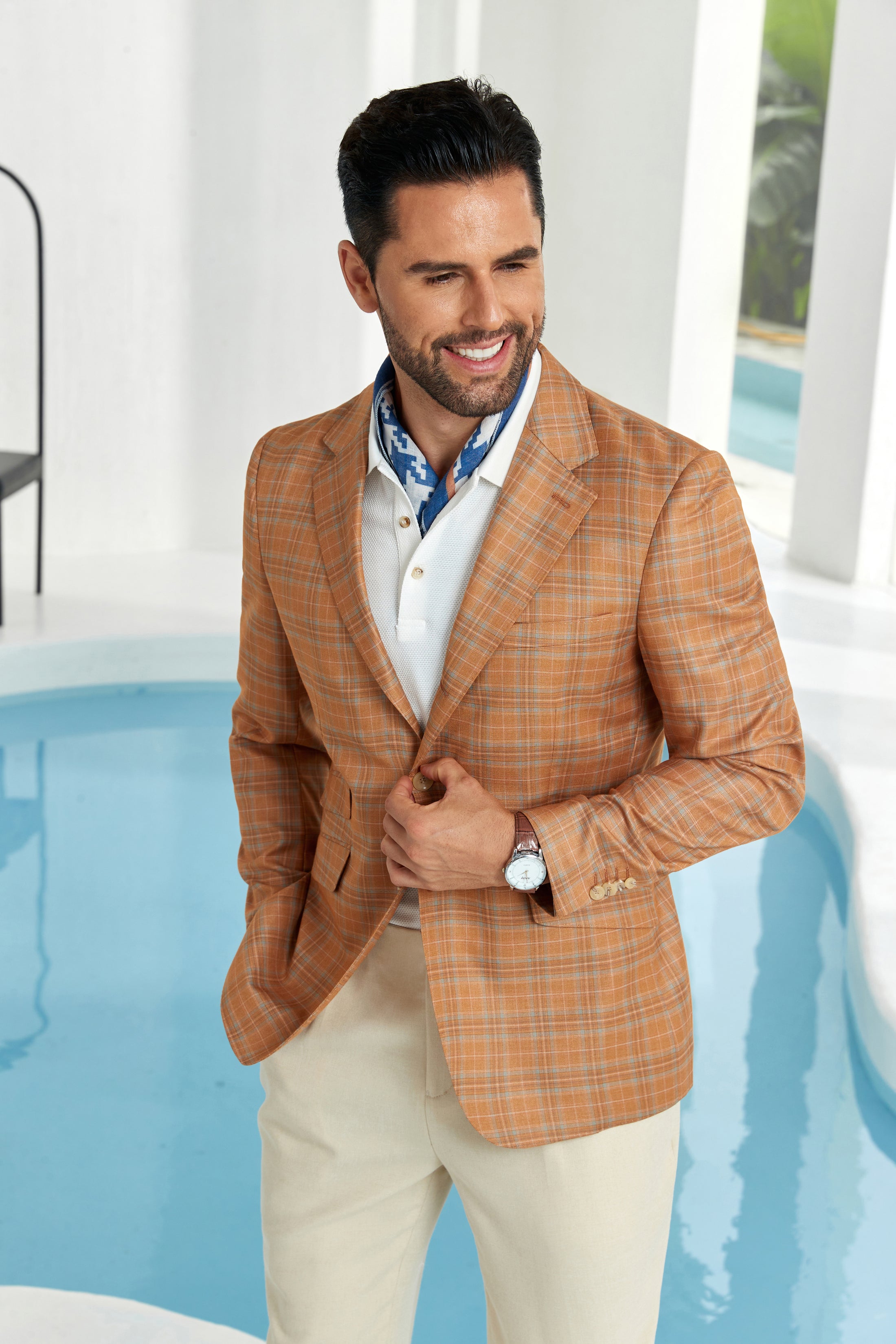 Designer Style New Men's Two Button Blazer