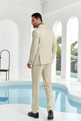 Cargar la imagen en la vista de la galería, Designer Style Double Breasted 2 Pieces Men's Suits Jacket+Pants
