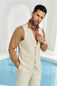 Cargar la imagen en la vista de la galería, Designer Style New Beach Wedding Summer 3 Pieces Men Suits
