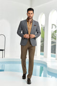 Cargar la imagen en la vista de la galería, Designer Style New Men's Two Button Blazer
