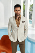 Cargar la imagen en la vista de la galería, Designer Style New Men's Double Breasted Blazer
