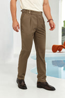 Coffee Men's Pants for Party, Wedding and Business 2567