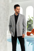 Bild in Galerie-Betrachter laden, Designer Style New Men's Double Breasted Blazer
