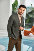 Load image into Gallery viewer, Designer Style New Men's Two Button Blazer
