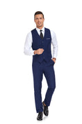 Charger l'image dans la visionneuse de la galerie, Men's Suits 2 Pieces Vest+Pants Set V-Neck Slim Fit Casual Waistcoat Suit
