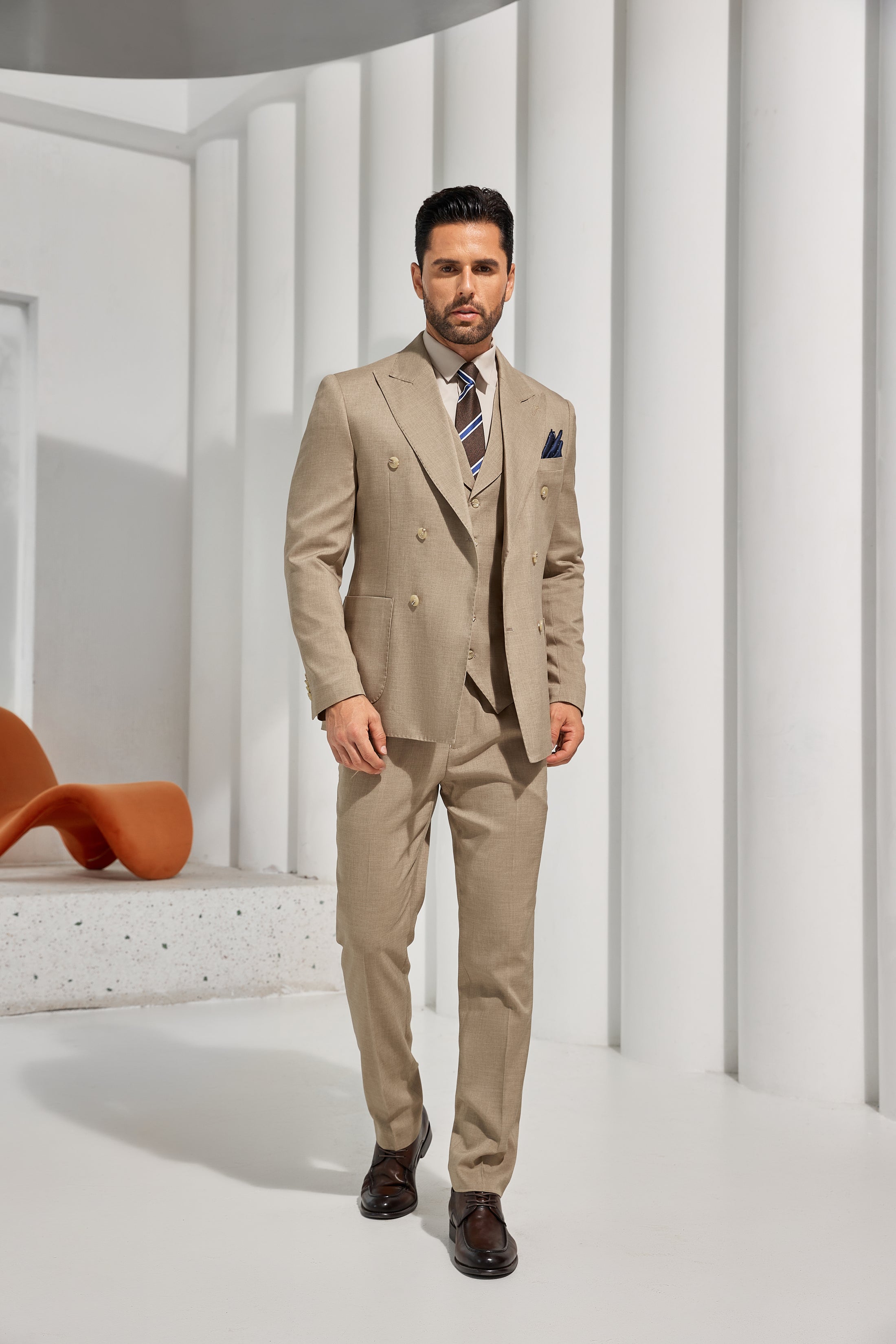 Designer Style New 3 Pieces Men Suits