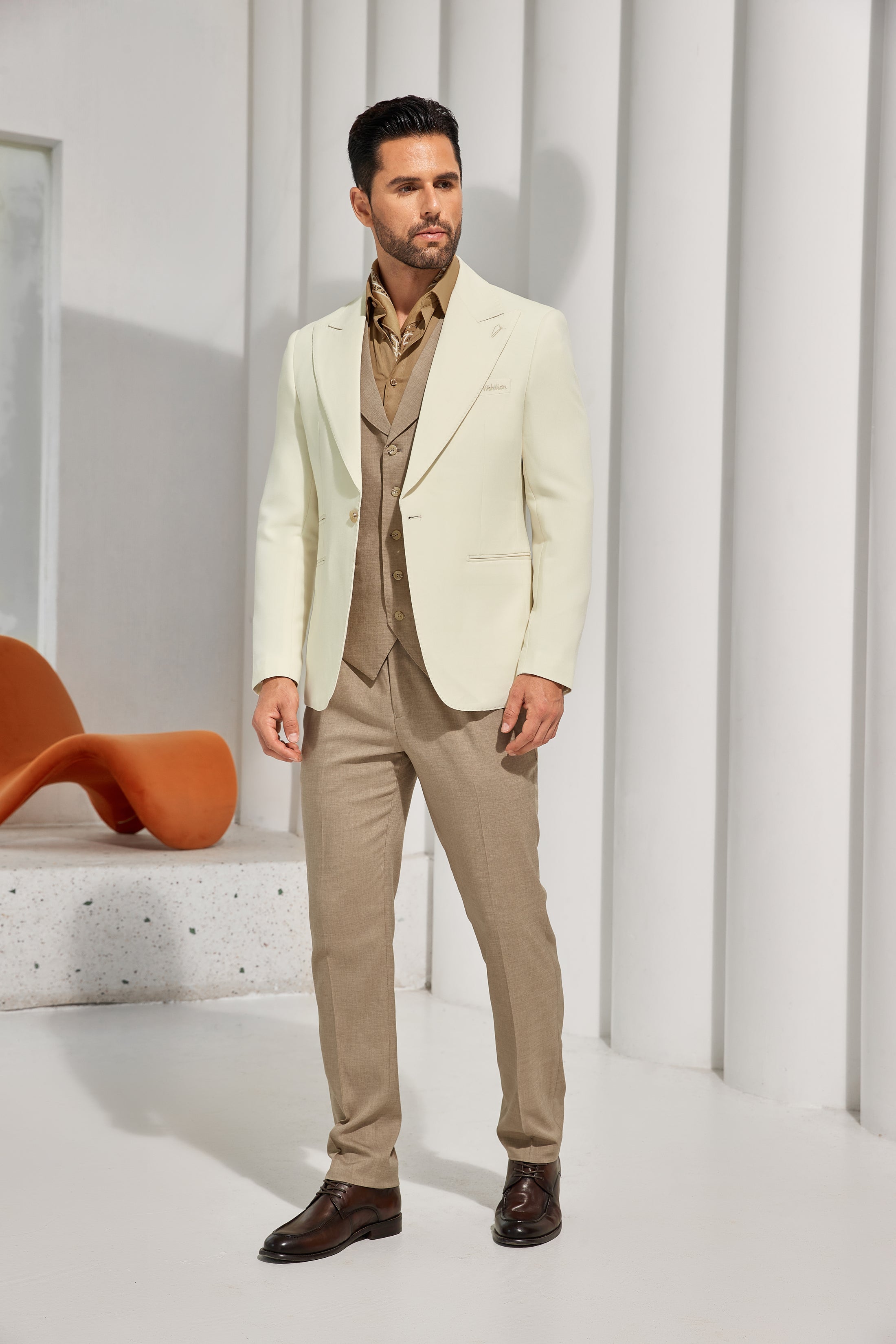 Designer Style New Men's One Button Blazer