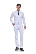 Bild in Galerie-Betrachter laden, Men's Suits 2 Pieces Vest+Pants Set V-Neck Slim Fit Casual Waistcoat Suit
