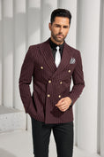 Charger l'image dans la visionneuse de la galerie, Designer Style New Men's Double Breasted Blazer
