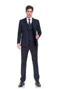 Load image into Gallery viewer, Stripe Men's 3 Piece Suits for Party, Wedding and Business(MORE COLORS+)
