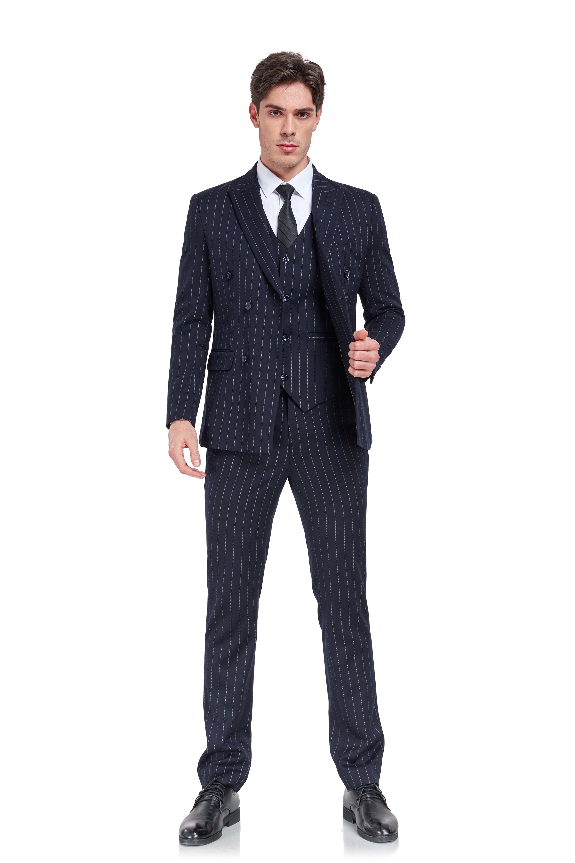 Stripe Men's 3 Piece Suits for Party, Wedding and Business(MORE COLORS+)