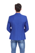 Cargar la imagen en la vista de la galería, Royal Blue Men's Two Button Blazer for Party, Wedding and Business
