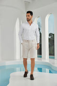 Load image into Gallery viewer, Beige Linen Beach Wedding Men Summer Suits (MORE CHOICE+)🔥
