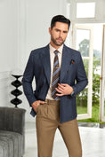 Load image into Gallery viewer, Designer Style New Double Breasted Men's Blazer
