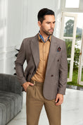 Load image into Gallery viewer, Designer Style New Double Breasted Men's Blazer
