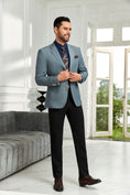 Cargar la imagen en la vista de la galería, Designer Style Unique Design Two Button Men's Blazer
