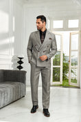 Cargar la imagen en la vista de la galería, Designer Style Unique Design 2 Pieces Men's Suits Jacket+Pants
