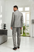 Cargar la imagen en la vista de la galería, Designer Style Unique Design 2 Pieces Men's Suits Jacket+Pants
