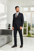 Charger l'image dans la visionneuse de la galerie, Designer Style Unique Design 2 Pieces Men's Suits Jacket+Pants
