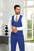 Bild in Galerie-Betrachter laden, Designer Style Unique Design 2 Pieces Men's Suits Vest+Pants
