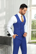 Charger l'image dans la visionneuse de la galerie, Designer Style Unique Design 2 Pieces Men's Suits Vest+Pants
