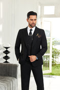 Load image into Gallery viewer, Designer Style Unique Design Modern 3 Pieces Men Suits
