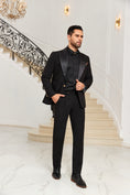 Charger l'image dans la visionneuse de la galerie, Designer Style Unique Design 2 Pieces Men's Suits Jacket+Pants
