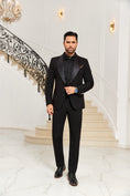 Charger l'image dans la visionneuse de la galerie, Designer Style Unique Design 2 Pieces Men's Suits Jacket+Pants
