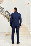 Charger l'image dans la visionneuse de la galerie, Designer Style Unique Design 2 Pieces Men's Suits Jacket+Pants
