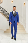 Cargar la imagen en la vista de la galería, Designer Style Unique Design 2 Pieces Men's Suits Jacket+Pants
