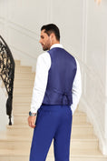 Cargar la imagen en la vista de la galería, Designer Style Unique Design 2 Pieces Men's Suits Vest+Pants
