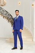 Charger l'image dans la visionneuse de la galerie, Designer Style Unique Design 2 Pieces Men's Suits Jacket+Pants
