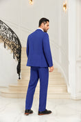 Charger l'image dans la visionneuse de la galerie, Designer Style Unique Design 2 Pieces Men's Suits Jacket+Pants
