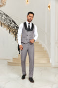 Charger l'image dans la visionneuse de la galerie, Designer Style Unique Design 2 Pieces Men's Suits Vest+Pants
