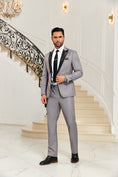 Load image into Gallery viewer, Unique Collar Party Suits 2 Pieces Men's Suits Jacket+Pants
