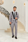 Cargar la imagen en la vista de la galería, Designer Style Unique Design 2 Pieces Men's Suits Jacket+Pants
