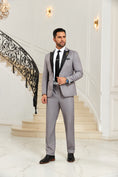 Charger l'image dans la visionneuse de la galerie, Designer Style Unique Design 2 Pieces Men's Suits Jacket+Pants
